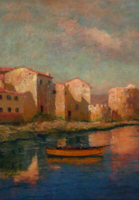 Исайлов Александр. Вид на Антибы 